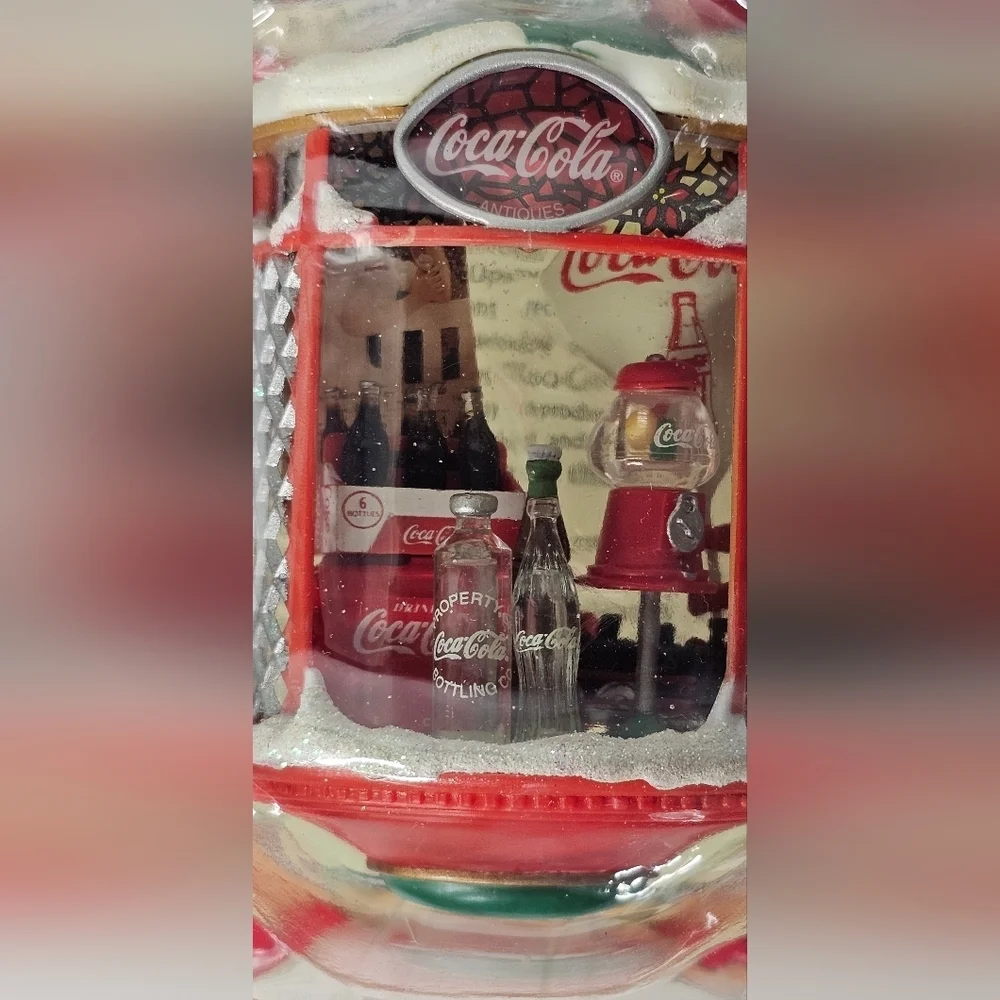 ​1998 Coca-Cola Enesco Christmas Ornament Brighten Up The Holidays COA NIB